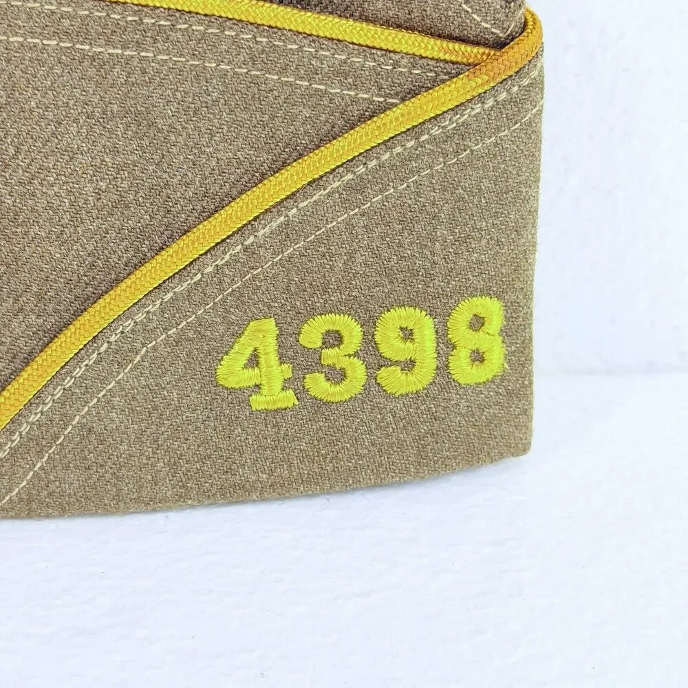 Vintage VFW Post 4398 Missouri Garrison Cap Hat Military Veterans Foreign Wars